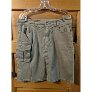 Trend Size 18 UK Olive Green Skirt US 14 Large Modest Womens H&M